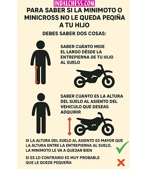 ¿Cómo elegir la talla adecuada de una minimoto para niños?